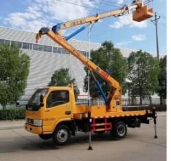 Aerial work platform on a maintenance job in Al Ain